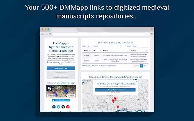 DMMapp Plugin  from Chrome web store to be run with OffiDocs Chromium online