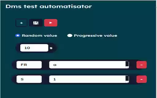 DMS TEST AUTOMATISATOR DMS EXTENSION SERIES  from Chrome web store to be run with OffiDocs Chromium online