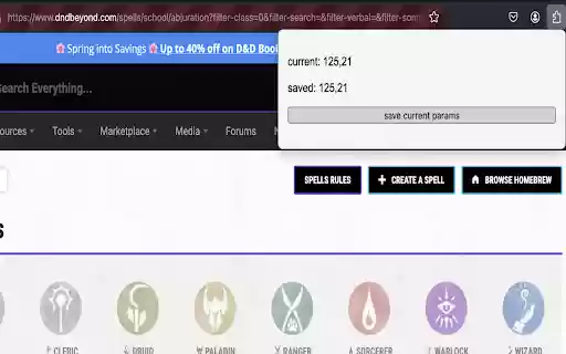 DnD Beyond Auto Source Filter  from Chrome web store to be run with OffiDocs Chromium online