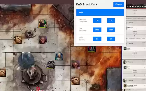 DnD Brasil Cork Foundry VTT Map Cleaner  from Chrome web store to be run with OffiDocs Chromium online