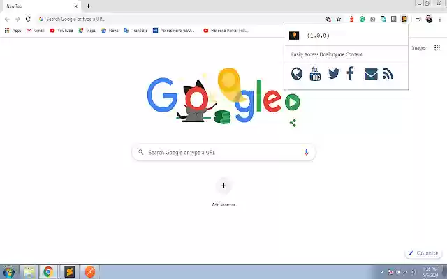 Doalongme Launcher  from Chrome web store to be run with OffiDocs Chromium online