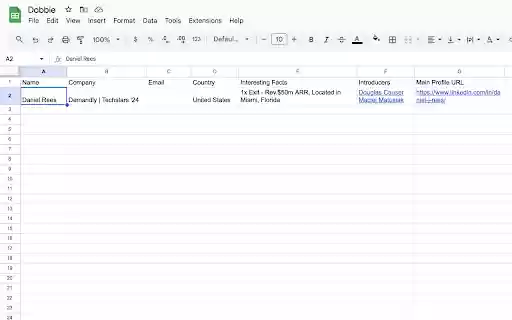 Dobbie  from Chrome web store to be run with OffiDocs Chromium online