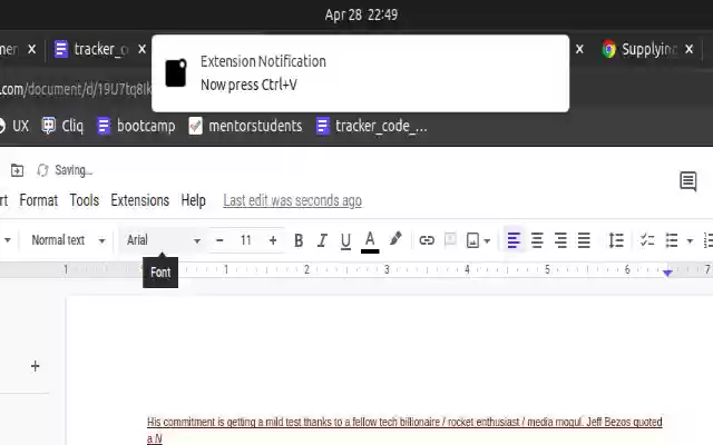 Doc Formatter by MS  from Chrome web store to be run with OffiDocs Chromium online