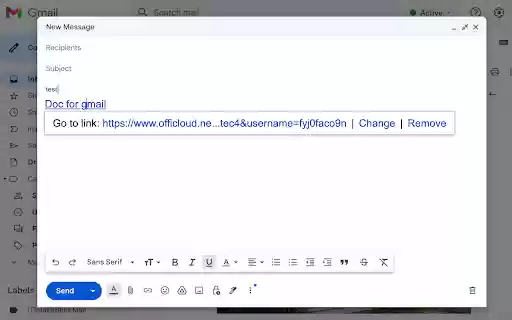 Docs for gmail  from Chrome web store to be run with OffiDocs Chromium online
