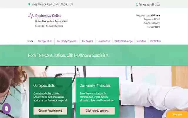 Doctors247 Online Screen Share  from Chrome web store to be run with OffiDocs Chromium online
