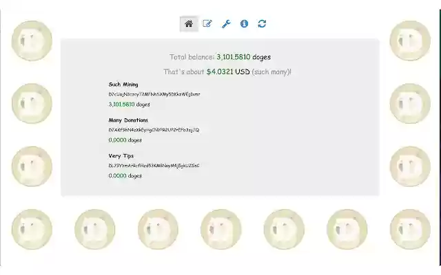 Dogecoin Balance Wow from Chrome web store to be run with OffiDocs Chromium online Dogecoin Balance Wow from Chrome web store to be run with OffiDocs Chromium online