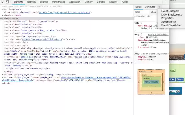 DOM Events Dispatcher  from Chrome web store to be run with OffiDocs Chromium online