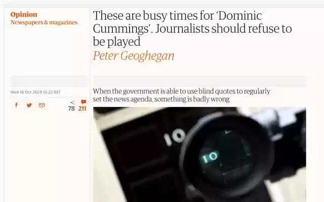 Dominic Cummings from Chrome web store to be run with OffiDocs Chromium online Dominic Cummings from Chrome web store to be run with OffiDocs Chromium online