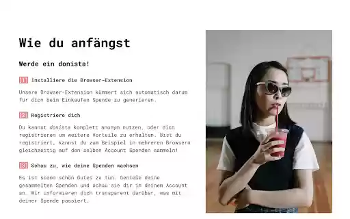 donista: Automatic Donations  from Chrome web store to be run with OffiDocs Chromium online