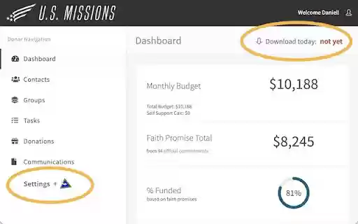 DonorImport Extension  from Chrome web store to be run with OffiDocs Chromium online