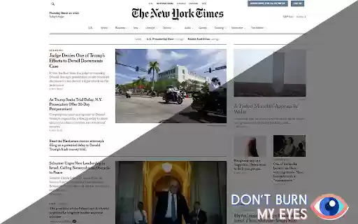 Dont Burn My Eyes  from Chrome web store to be run with OffiDocs Chromium online
