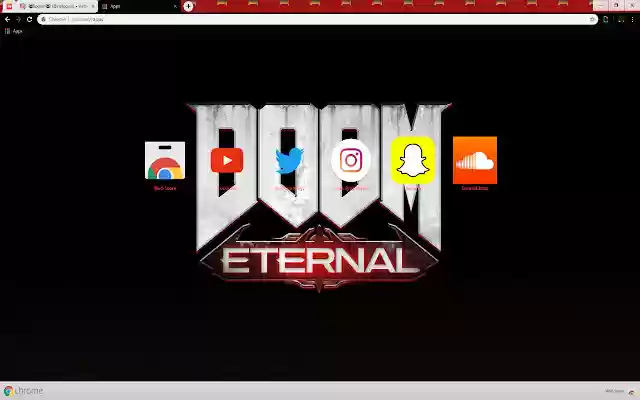 Doom Eternal  from Chrome web store to be run with OffiDocs Chromium online