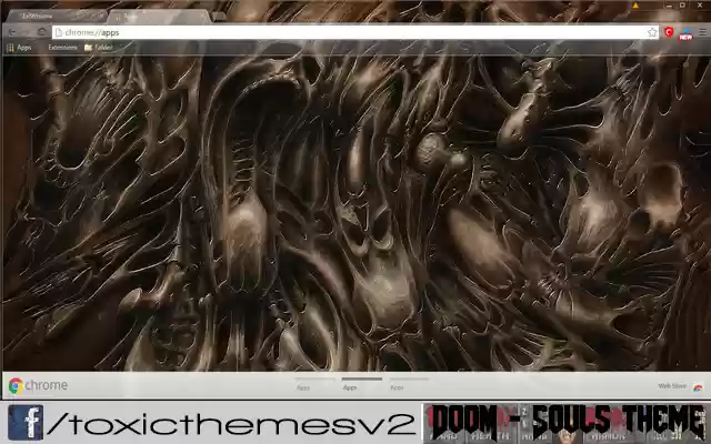 Doom Souls theme by toxic  from Chrome web store to be run with OffiDocs Chromium online