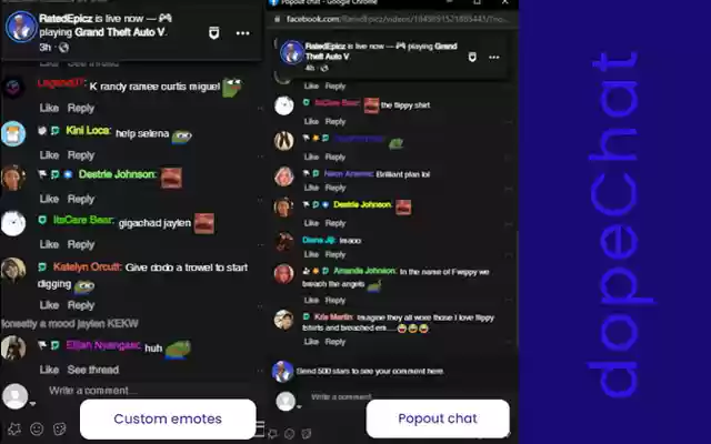 dopeChat from Chrome web store to be run with OffiDocs Chromium online dopeChat from Chrome web store to be run with OffiDocs Chromium online