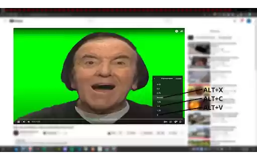 Dope Video Speed Changer  from Chrome web store to be run with OffiDocs Chromium online