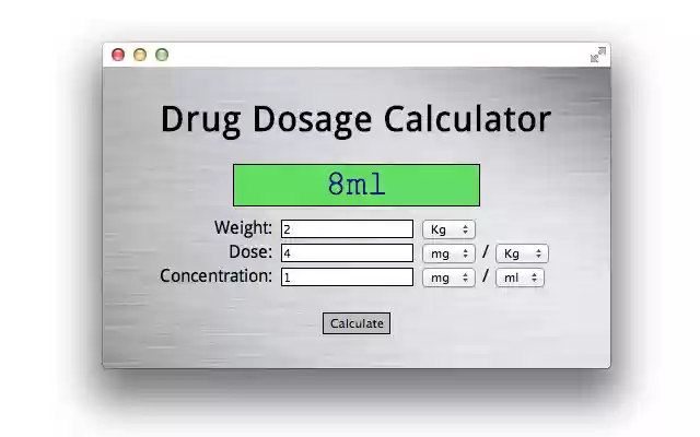Dosage  from Chrome web store to be run with OffiDocs Chromium online