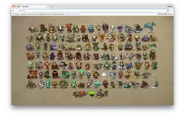 سيتم تشغيل خلفيات Dota 2 لعلامة التبويب الجديدة من متجر Chrome على الويب باستخدام OffiDocs Chromium عبر الإنترنت