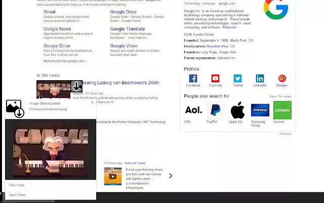 Double Click Image Downloader  from Chrome web store to be run with OffiDocs Chromium online