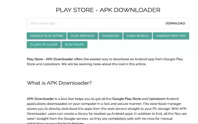 Play Store Loader Downloader by Play Storein Chrome with by