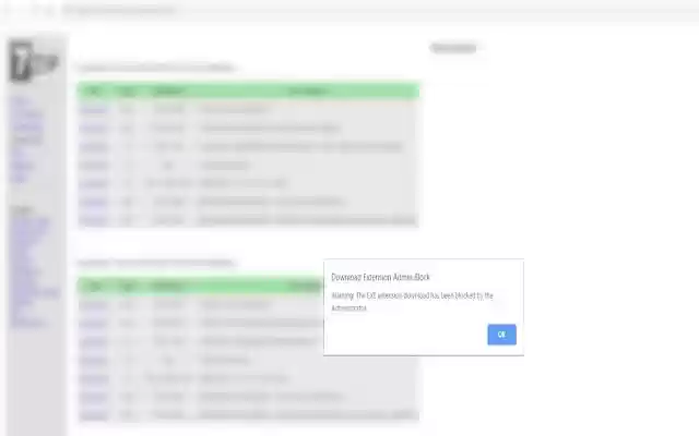 Download Extension Admin Block  from Chrome web store to be run with OffiDocs Chromium online