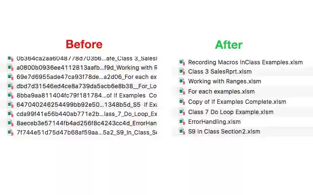Download Rename Helper  from Chrome web store to be run with OffiDocs Chromium online