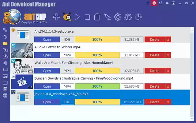 Descargue con Ant Download Manager desde la tienda web de Chrome para ejecutarlo con OffiDocs Chromium en línea