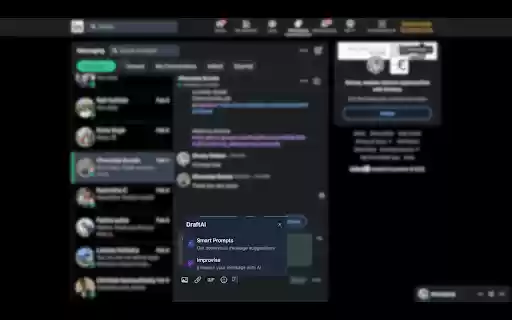 DraftAI: LinkedIn Message Assistant  from Chrome web store to be run with OffiDocs Chromium online