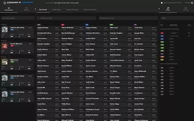 Draft Hero Live Sync for Fantasy Football from Chrome web store to be run with OffiDocs Chromium online Draft Hero Live Sync for Fantasy Football from Chrome web store to be run with OffiDocs Chromium online