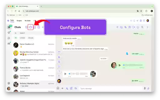 DragonChat  from Chrome web store to be run with OffiDocs Chromium online