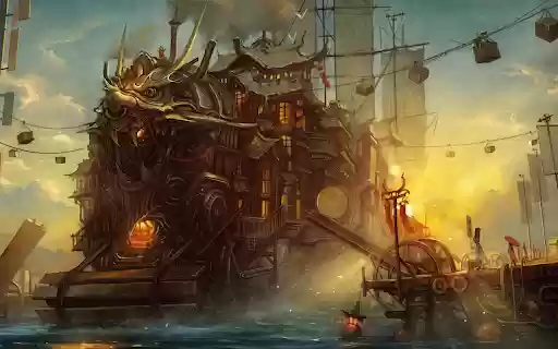 Dragon Ship Harbor  from Chrome web store to be run with OffiDocs Chromium online
