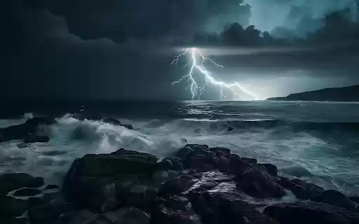 dramatic sky crashing waves wet coastline awe inspiring beauty  from Chrome web store to be run with OffiDocs Chromium online