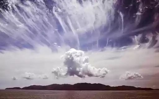 Dramatic Sky Over Island  from Chrome web store to be run with OffiDocs Chromium online