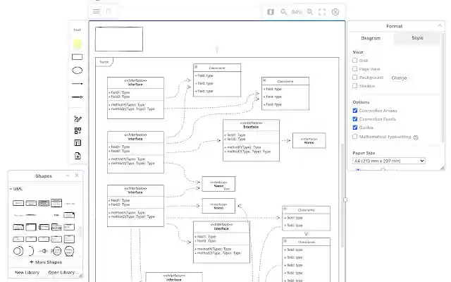 draw.io for Notion from Chrome web store 将与 OffiDocs Chromium online 一起运行