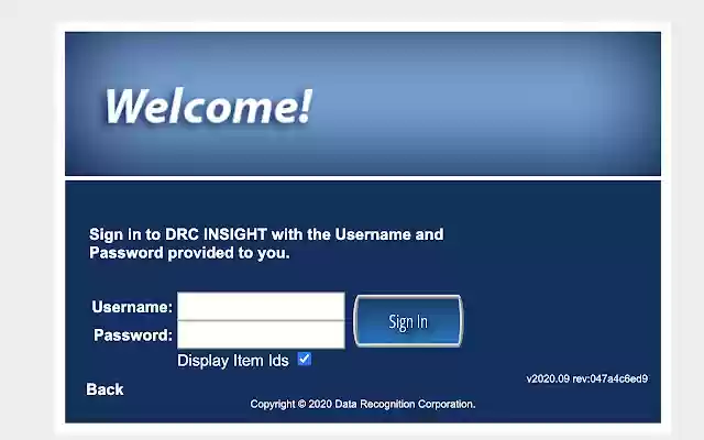 DRC INSIGHT Secure Extension  from Chrome web store to be run with OffiDocs Chromium online