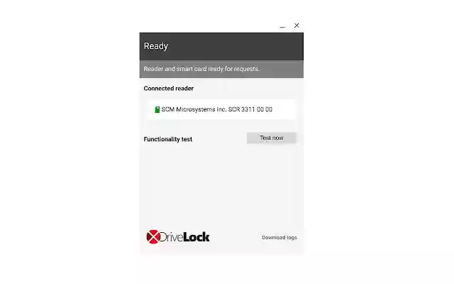 DriveLock Smart Card Middleware (CSSI) de la tienda web de Chrome se ejecutará con OffiDocs Chromium en línea