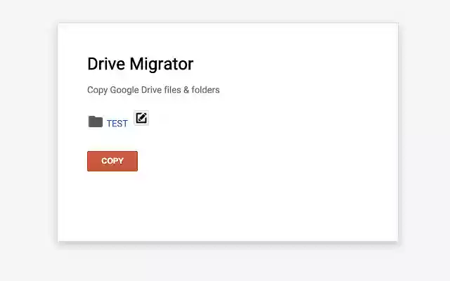 Drive Migrator из интернет-магазина Chrome для запуска с OffiDocs Chromium онлайн