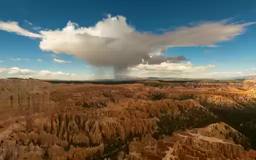 Drone Shot of Bryce Canyon National Park Sunrise Point  from Chrome web store to be run with OffiDocs Chromium online