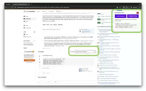 Dropdown to Clipboard  from Chrome web store to be run with OffiDocs Chromium online