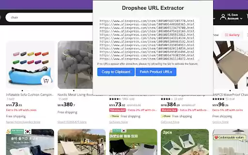 Dropshee URL Extractor from Chrome web store to be run with OffiDocs Chromium online Dropshee URL Extractor from Chrome web store to be run with OffiDocs Chromium online