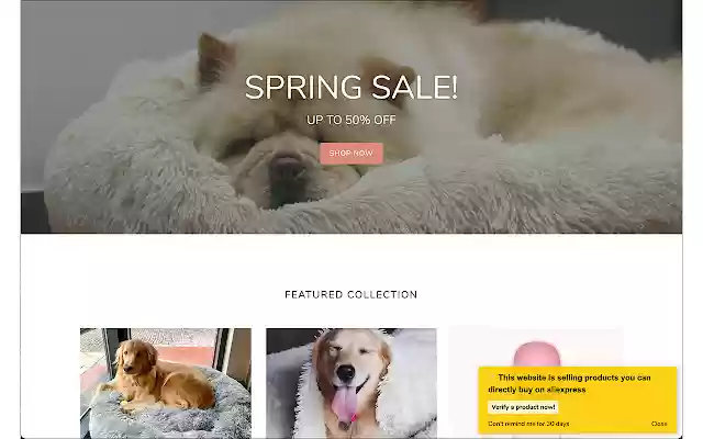 Dropshipping Blocker  from Chrome web store to be run with OffiDocs Chromium online