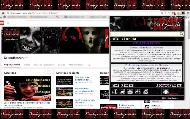 DrossRotzank El Drossario Web  from Chrome web store to be run with OffiDocs Chromium online