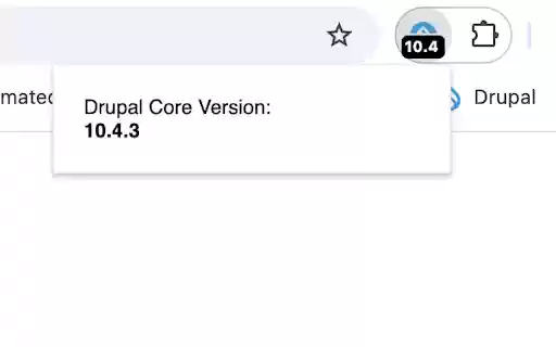 Drupal Version Detector  from Chrome web store to be run with OffiDocs Chromium online