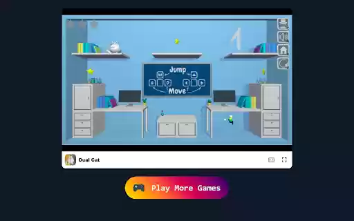 Dual Cat Game Collect Stars and Fish to Unlock Special Rewards!  from Chrome web store to be run with OffiDocs Chromium online