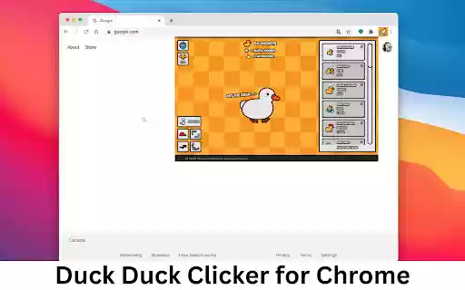 Duck Duck Clicker  from Chrome web store to be run with OffiDocs Chromium online
