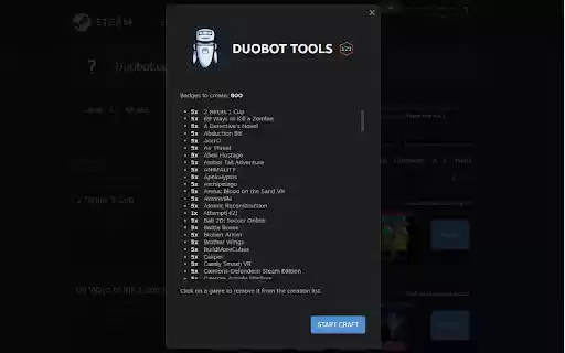 Duobot Tools  from Chrome web store to be run with OffiDocs Chromium online