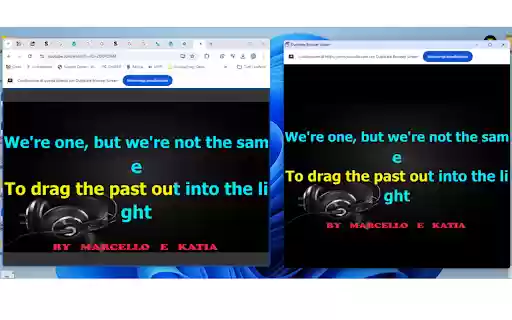Duplicate Browser Screen  from Chrome web store to be run with OffiDocs Chromium online