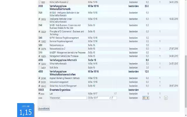 Durchschnittzel from Chrome web store to be run with OffiDocs Chromium online Durchschnittzel from Chrome web store to be run with OffiDocs Chromium online