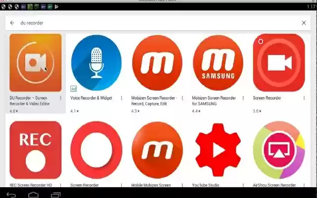 Du Recorder for PC  from Chrome web store to be run with OffiDocs Chromium online