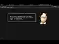 Dwight Schrute Once Said...  from Chrome web store to be run with OffiDocs Chromium online