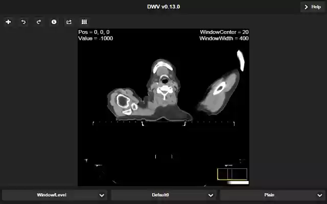 dwv  from Chrome web store to be run with OffiDocs Chromium online
